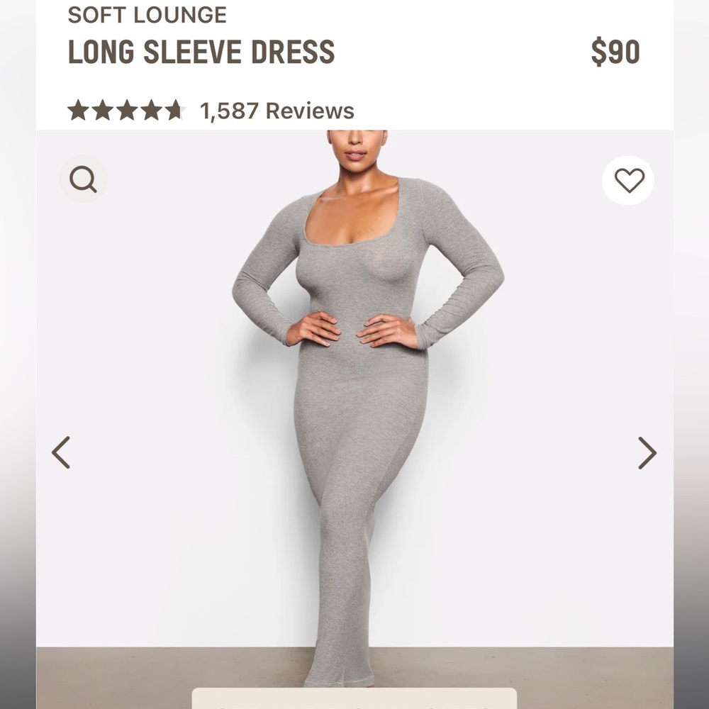 SKIMS lounge dress NWT